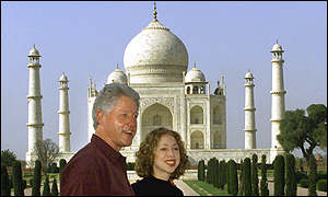 Clinton and daughter